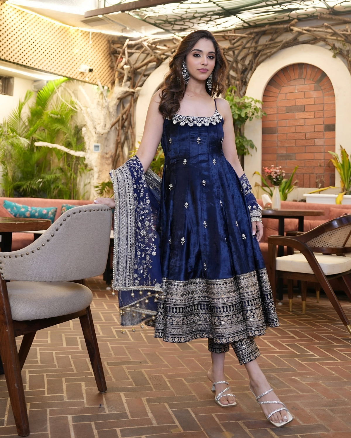 Monshika Premium Quality Maroon Anarkali Suit Set | Gulaal Jaipur