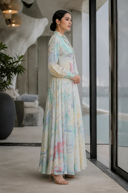 Abigail Marbled FD Maxi Dress