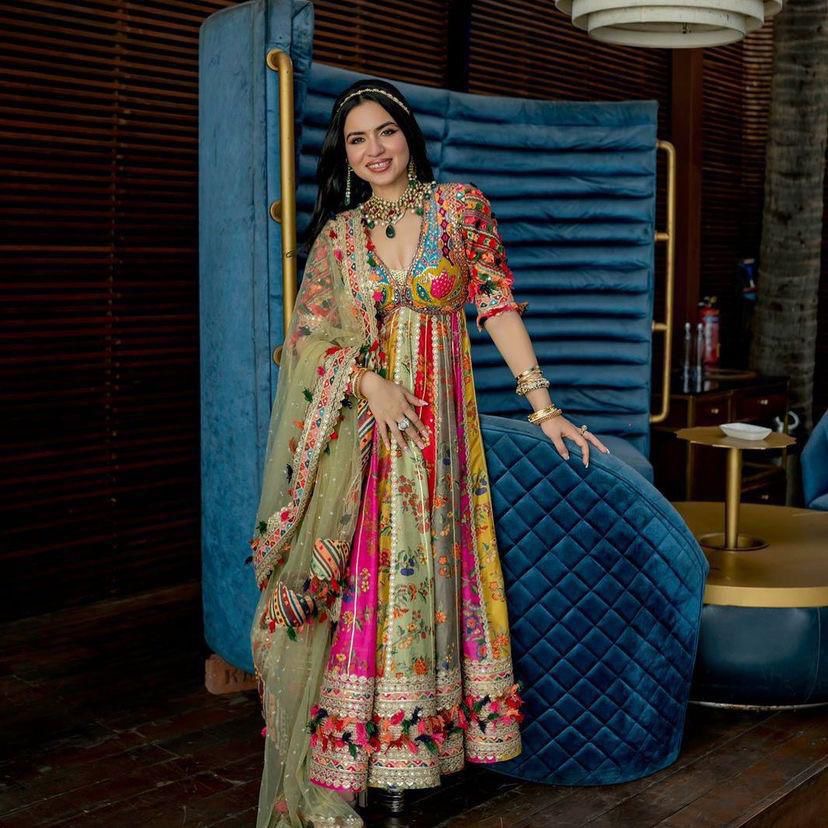 Avneet Signature Flared Anarkali Gown | Gulaal Jaipur