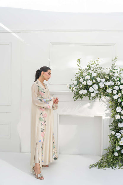 Champagne Bloom Sequin Kaftan Set | Gulaal Jaipur