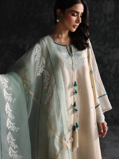 Mint Whisper Butter-Yellow Premium Kurta Set | Gulaal Jaipur