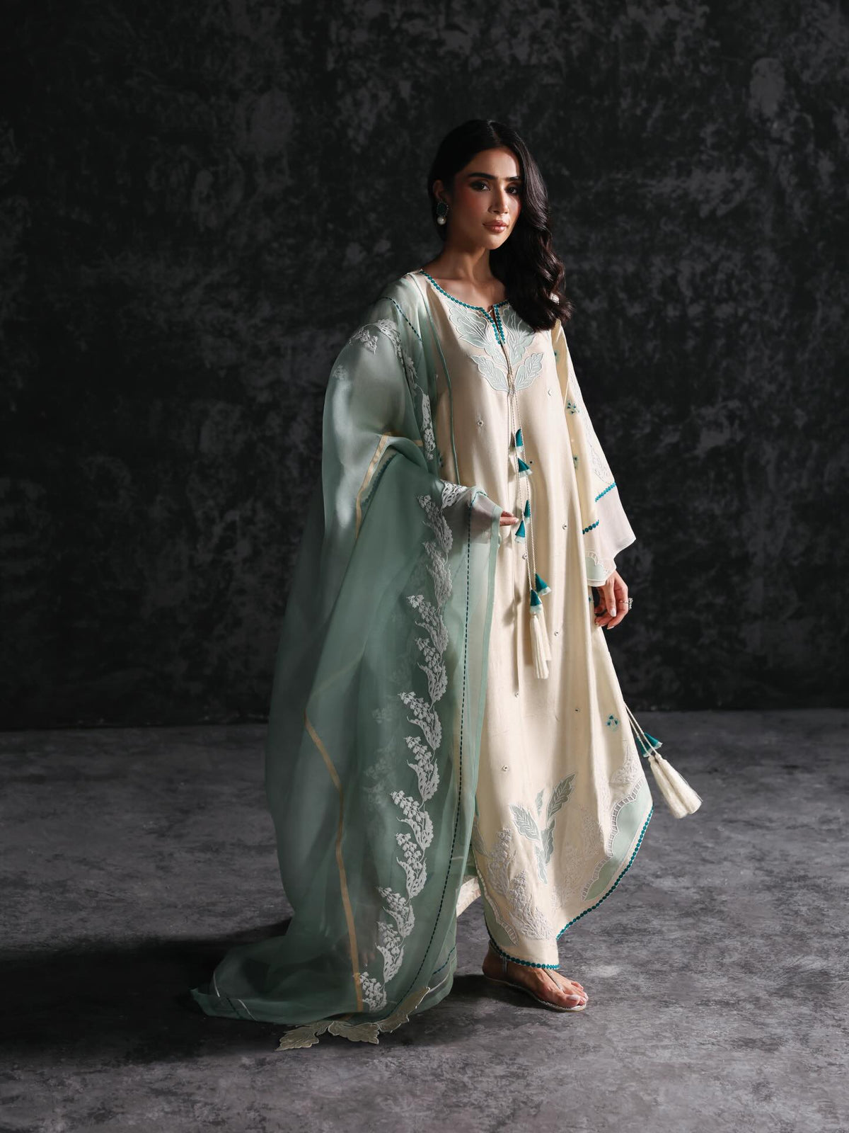 Mint Whisper Butter-Yellow Premium Kurta Set | Gulaal Jaipur