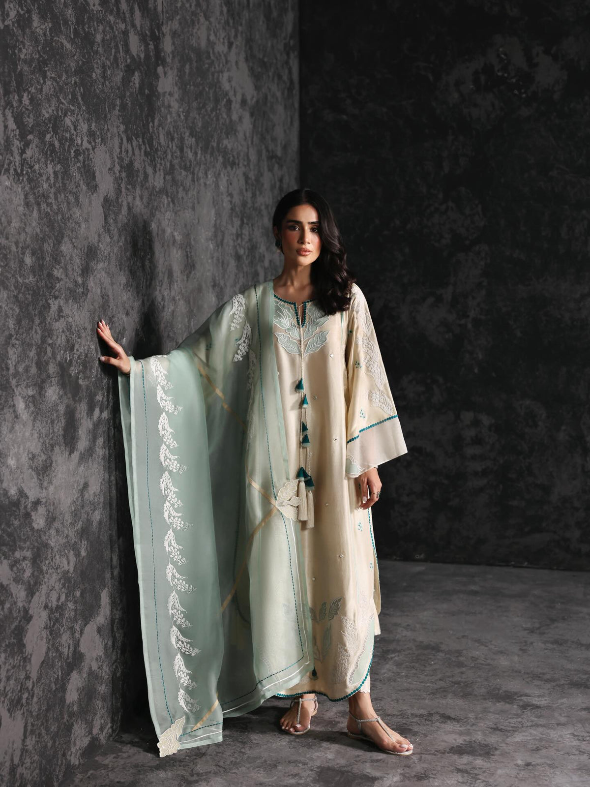 Mint Whisper Butter-Yellow Premium Kurta Set | Gulaal Jaipur